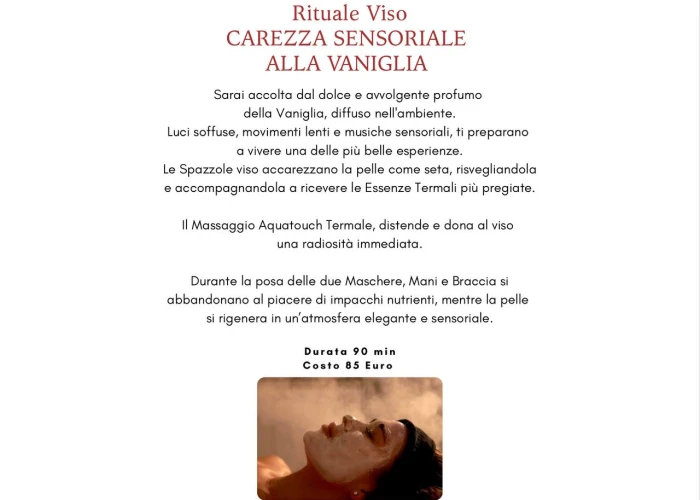 CAREZZA SENSORIALE ALLA VANIGLIA